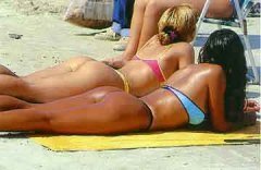 Brazilian Cariocas gets sun tan...See more at the Brazilian Page. Proceed by clicking the WttW logo bottom located.